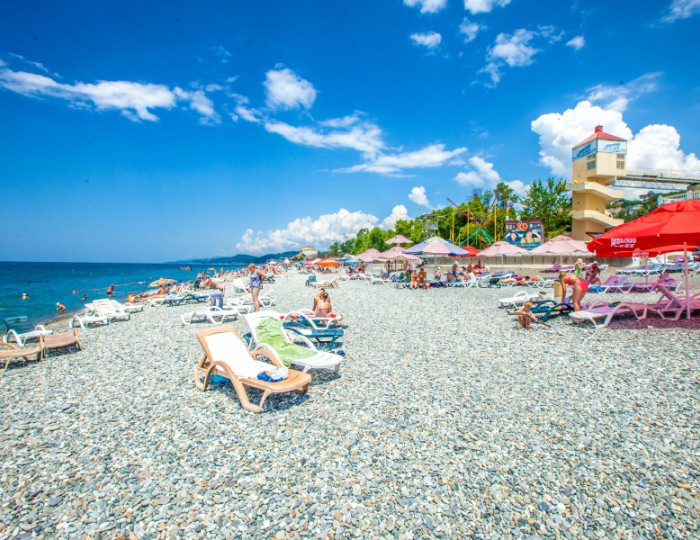 Собственный пляж - «АкваЛоо» клинический санаторно-курортный комплекс (КСКК)